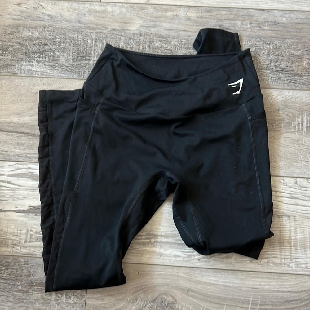 Gymshark black leggings w/ mesh